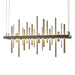 Cityscape LED Pendant in Dark Smoke with Soft Gold Accent - 139725-LED-STND-07-84 by Hubbardton Forge