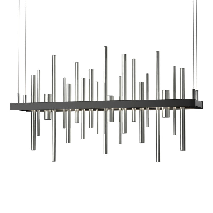 Cityscape LED Pendant in Black with Sterling Accent - 139725-LED-STND-10-85 by Hubbardton Forge