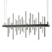 Cityscape LED Pendant in Black with Sterling Accent - 139725-LED-STND-10-85 by Hubbardton Forge