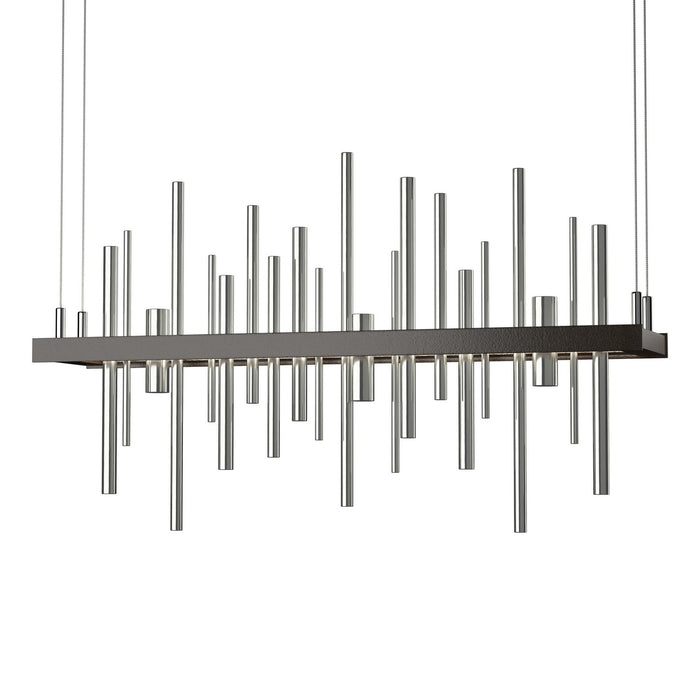 Cityscape LED Pendant in Oil Rubbed Bronze with Sterling Accent - 139725-LED-STND-14-85 by Hubbardton Forge