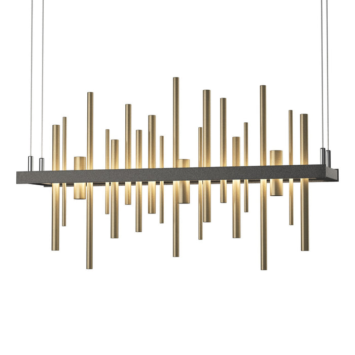 Cityscape LED Pendant in Natural Iron with Soft Gold Accent - 139725-LED-STND-20-84 by Hubbardton Forge