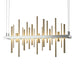 Cityscape LED Pendant in Vintage Platinum with Soft Gold Accent - 139725-LED-STND-82-84 by Hubbardton Forge