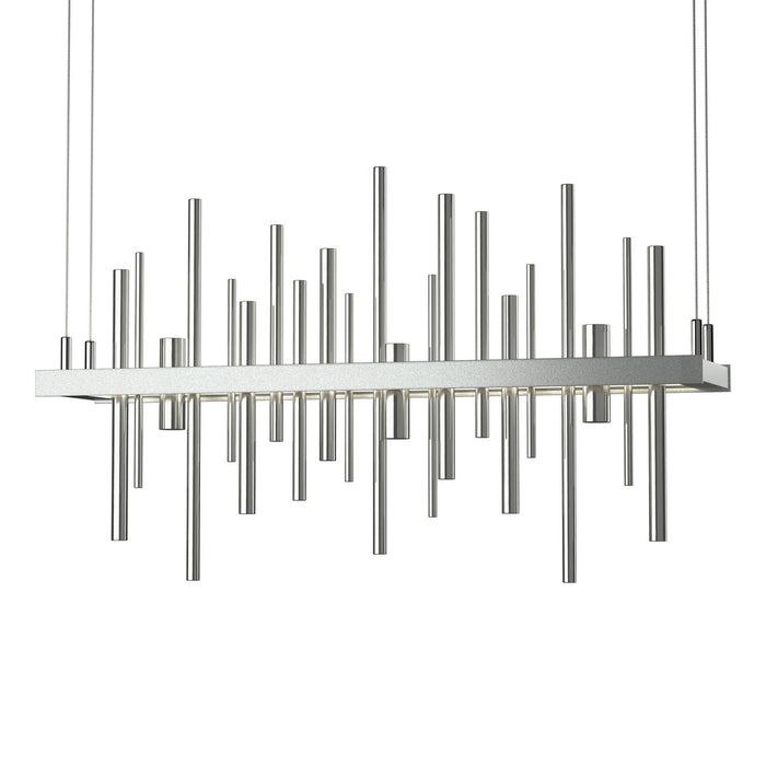 Cityscape LED Pendant in Vintage Platinum with Sterling Accent - 139725-LED-STND-82-85 by Hubbardton Forge