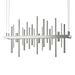 Cityscape LED Pendant in Vintage Platinum with Sterling Accent - 139725-LED-STND-82-85 by Hubbardton Forge