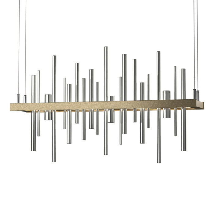 Cityscape LED Pendant in Soft Gold with Sterling Accent - 139725-LED-STND-84-85 by Hubbardton Forge