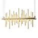 Cityscape LED Pendant in Soft Gold with Modern Brass Accent - 139725-LED-STND-84-86 by Hubbardton Forge