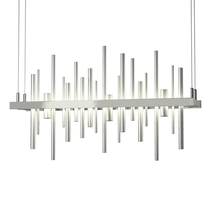 Cityscape LED Pendant in Sterling with Vintage Platinum Accent - 139725-LED-STND-85-82 by Hubbardton Forge