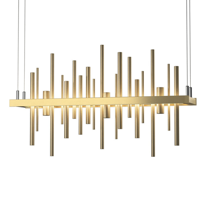 Cityscape LED Pendant in Modern Brass with Soft Gold Accent - 139725-LED-STND-86-84 by Hubbardton Forge