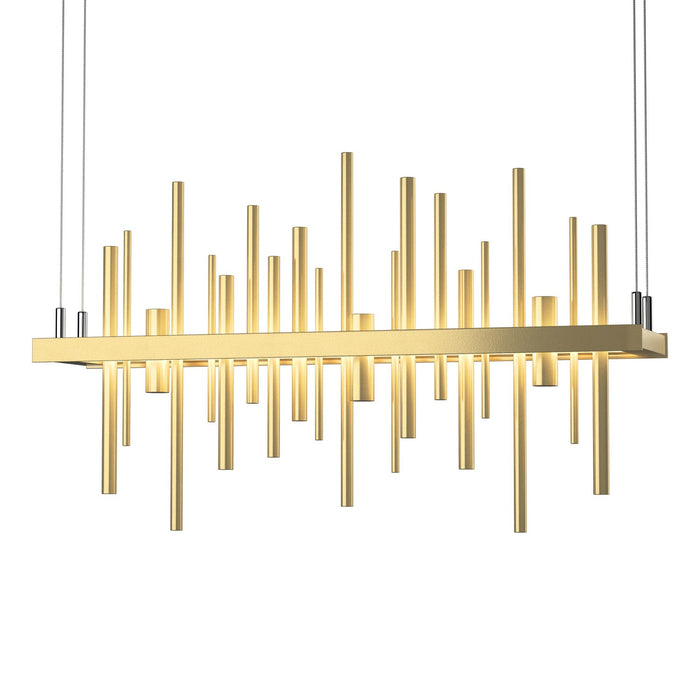 Cityscape LED Pendant in Modern Brass with Modern Brass Accent - 139725-LED-STND-86-86 by Hubbardton Forge