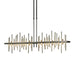 Cityscape Large LED Pendant in Oil Rubbed Bronze with Soft Gold Accent - 139726-LED-STND-14-84 by Hubbardton Forge