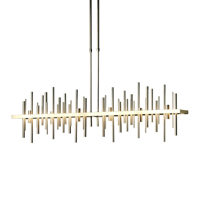 Cityscape Large LED Pendant in Modern Brass with Soft Gold Accent - 139726-LED-STND-86-84 by Hubbardton Forge