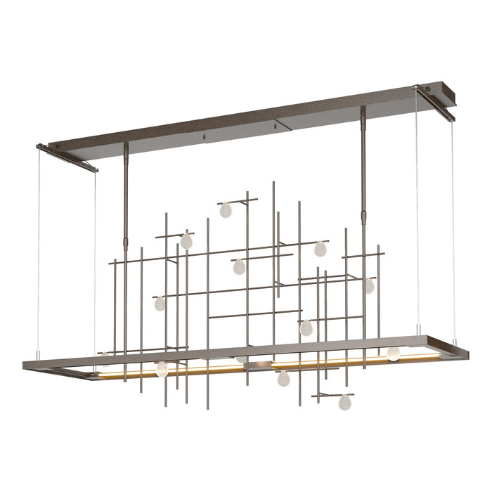 Spring LED Pendant in Oil Rubbed Bronze - 139752-LED-STND-14-YG0500 by Hubbardton Forge