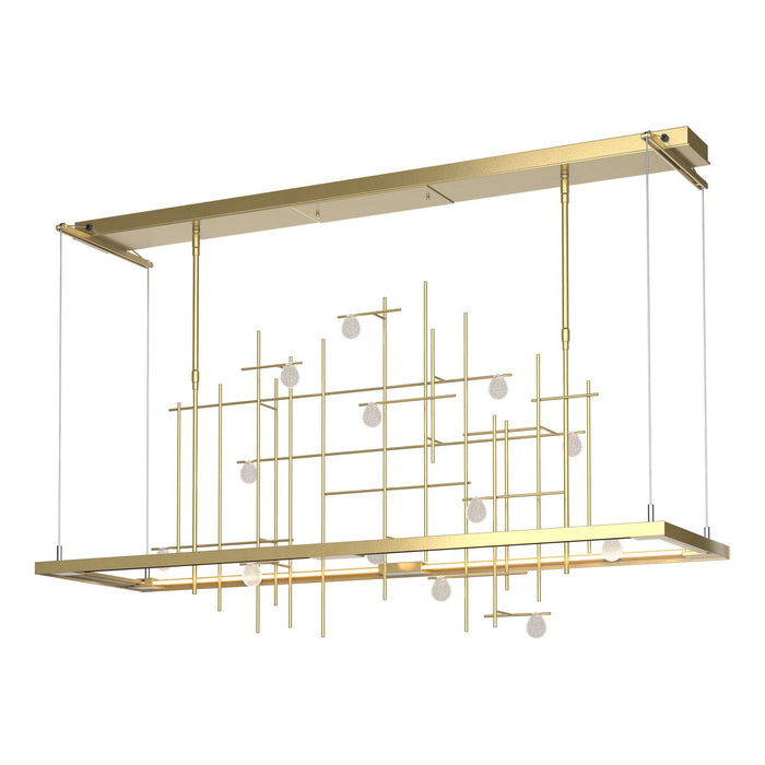 Spring LED Pendant in Modern Brass - 139752-LED-STND-86-YG0500 by Hubbardton Forge