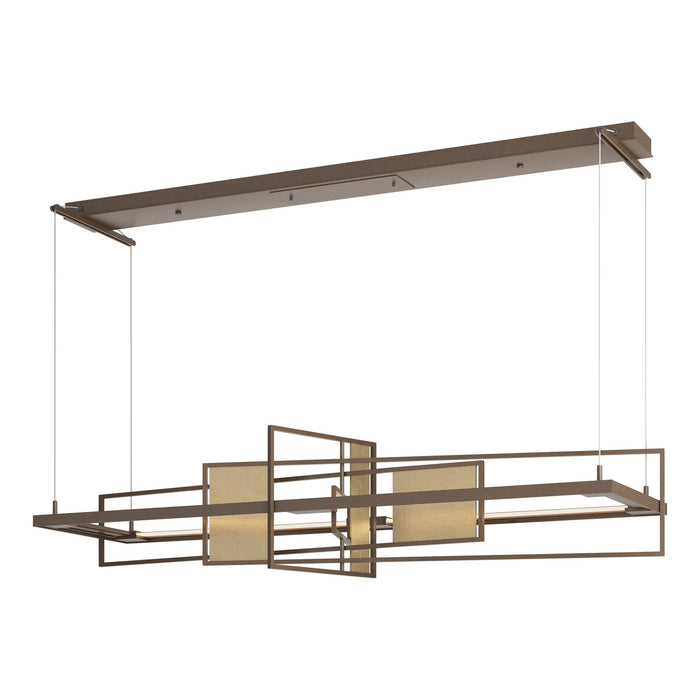 Summer LED Pendant in Bronze with Soft Gold Accent - 139754-LED-STND-05-84 by Hubbardton Forge