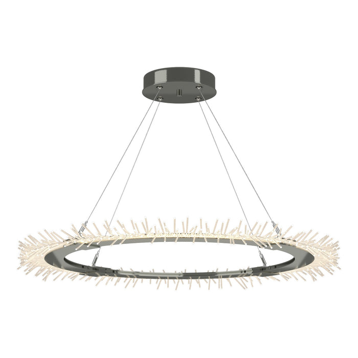 Anemone Circular LED Pendant in Sterling - 139772-LED-STND-85 by Hubbardton Forge