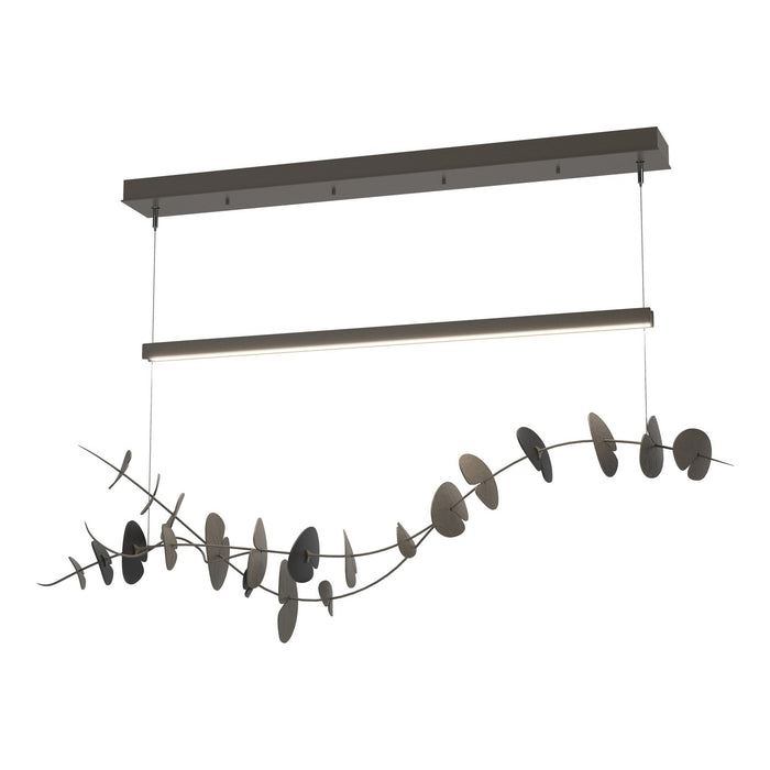 Lily LED Pendant in Dark Smoke with Black Accent - 139812-LED-STND-07-10 by Hubbardton Forge