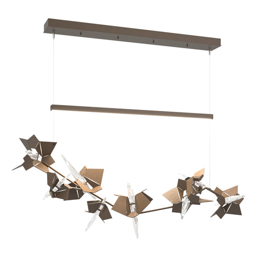 Belladonna LED Pendant in Bronze with Bronze Accent - 139813-LED-STND-05-05-CR by Hubbardton Forge