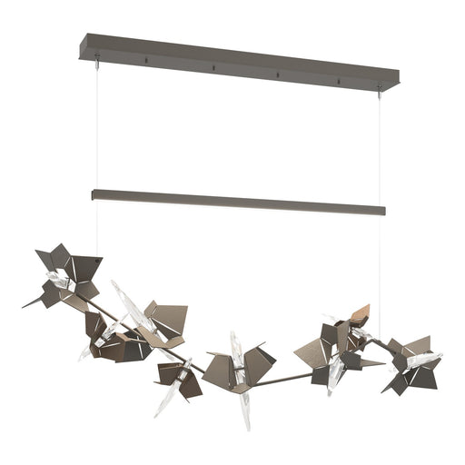 Belladonna LED Pendant in Dark Smoke with Bronze Accent - 139813-LED-STND-07-05-CR by Hubbardton Forge