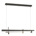 Tenon LED Pendant in Dark Smoke - 139901-LED-STND-07-ZQ0640 by Hubbardton Forge