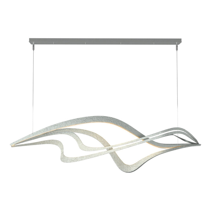 Crossing Waves LED Pendant in Vintage Platinum - 139905-LED-STND-82 by Hubbardton Forge