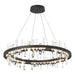 Solitude Circular LED Pendant in Black - 139915-LED-STND-10-CR by Hubbardton Forge