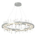 Solitude Circular LED Pendant in Vintage Platinum - 139915-LED-STND-82-CR by Hubbardton Forge