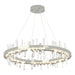 Solitude Circular LED Pendant in Sterling - 139915-LED-STND-85-CR by Hubbardton Forge