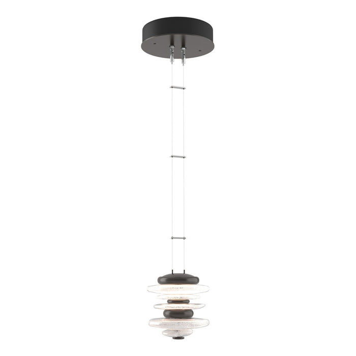 Cairn Mini Pendant in Oil Rubbed Bronze - 139970-LED-STND-14 by Hubbardton Forge