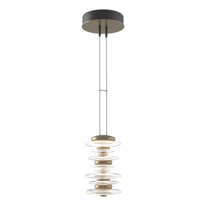 Cairn Large Mini Pendant in Soft Gold - 139973-LED-STND-84 by Hubbardton Forge