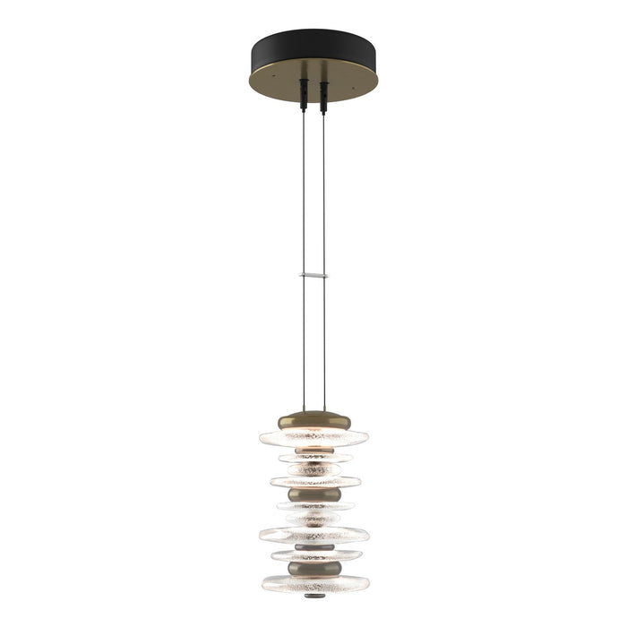 Cairn Large Mini Pendant in Modern Brass - 139973-LED-STND-86 by Hubbardton Forge