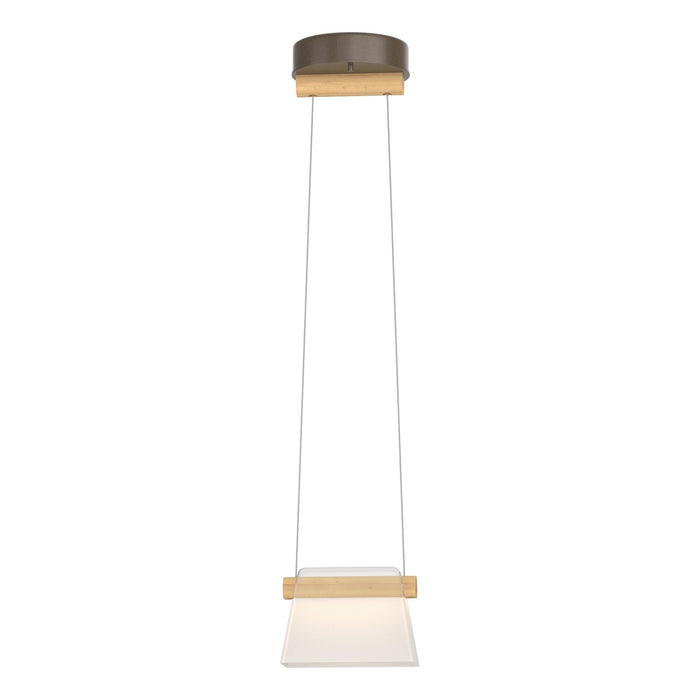 Cowbell LED Mini Pendant in Bronze - 151060-LED-STND-05-WD-YE0560 by Hubbardton Forge