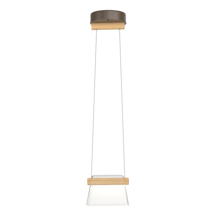 Cowbell LED Mini Pendant in Bronze - 151060-LED-STND-05-WD-ZM0560 by Hubbardton Forge