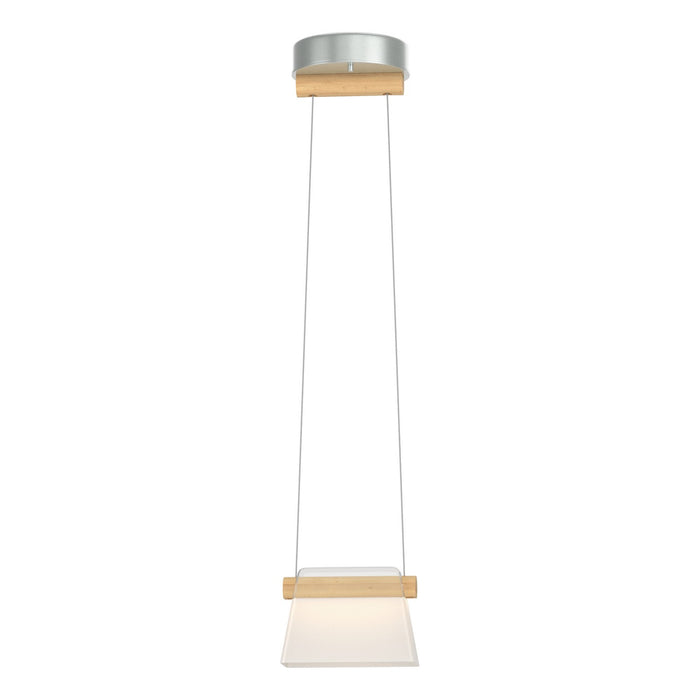 Cowbell LED Mini Pendant in Vintage Platinum - 151060-LED-STND-82-WD-YE0560 by Hubbardton Forge