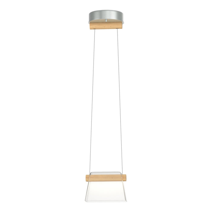 Cowbell LED Mini Pendant in Vintage Platinum - 151060-LED-STND-82-WD-ZM0560 by Hubbardton Forge