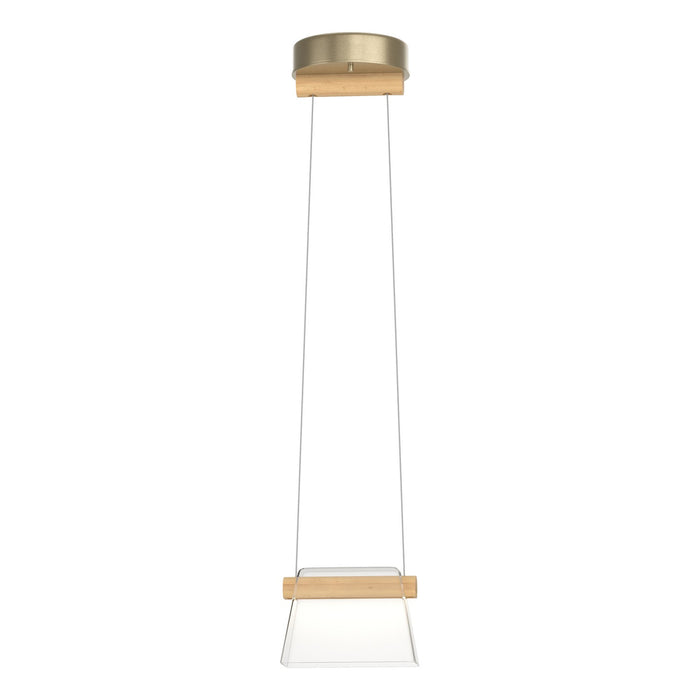 Cowbell LED Mini Pendant in Soft Gold - 151060-LED-STND-84-WD-ZM0560 by Hubbardton Forge