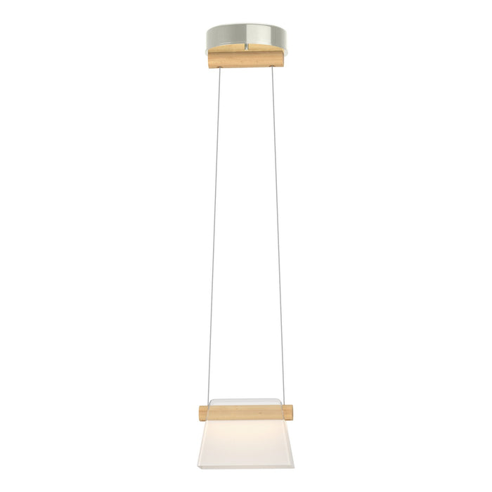 Cowbell LED Mini Pendant in Sterling - 151060-LED-STND-85-WD-YE0560 by Hubbardton Forge