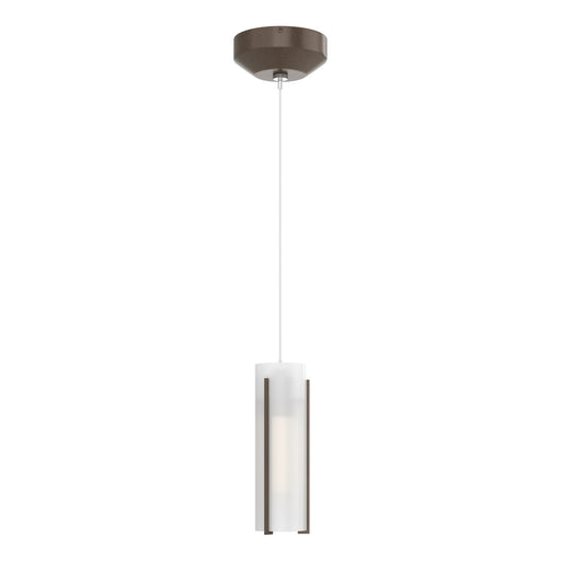 Exos Glass Low Voltage Mini Pendant in Bronze - 161180-SKT-STND-05-GG0065 by Hubbardton Forge