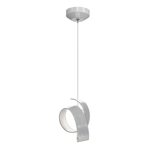 Riza Low Voltage Mini Pendant in White - 161186-SKT-STND-02-GG0711 by Hubbardton Forge