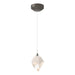 Chrysalis 1-Light Small Pendant in Dark Smoke - 161188-SKT-STND-07-WP0754 by Hubbardton Forge