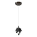 Chrysalis 1-Light Small Pendant in Oil Rubbed Bronze - 161188-SKT-STND-14-BP0754 by Hubbardton Forge