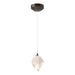 Chrysalis 1-Light Small Pendant in Oil Rubbed Bronze - 161188-SKT-STND-14-WP0754 by Hubbardton Forge