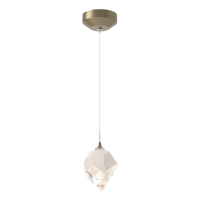 Chrysalis 1-Light Small Pendant in Soft Gold - 161188-SKT-STND-84-WP0754 by Hubbardton Forge