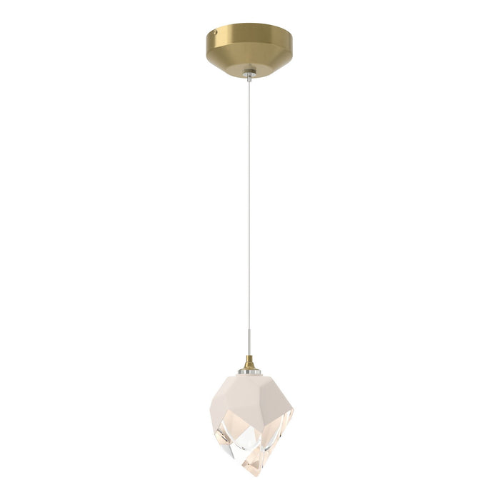 Chrysalis 1-Light Small Pendant in Modern Brass - 161188-SKT-STND-86-WP0754 by Hubbardton Forge