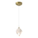 Chrysalis 1-Light Small Pendant in Modern Brass - 161188-SKT-STND-86-WP0754 by Hubbardton Forge