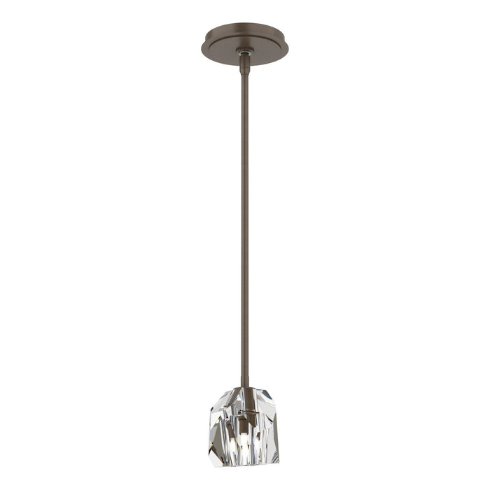 Gatsby 1-Light Mini Pendant in Bronze - 181061-SKT-MULT-05-CR by Hubbardton Forge