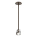 Gatsby 1-Light Mini Pendant in Bronze - 181061-SKT-MULT-05-CR by Hubbardton Forge