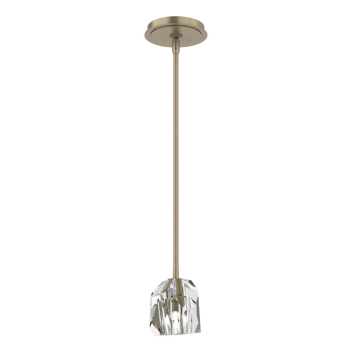 Gatsby 1-Light Mini Pendant in Soft Gold - 181061-SKT-MULT-84-CR by Hubbardton Forge