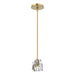 Gatsby 1-Light Mini Pendant in Modern Brass - 181061-SKT-MULT-86-CR by Hubbardton Forge