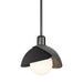 Brooklyn Double Shade Mini Pendant in Ink with Black Accent - 181183-SKT-MULT-89-10 by Hubbardton Forge