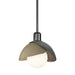 Brooklyn Double Shade Mini Pendant in Ink with Soft Gold Accent - 181183-SKT-MULT-89-84 by Hubbardton Forge